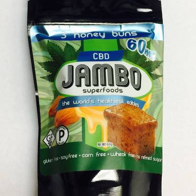Jambo 60 MG CBD Truffle's - World's healthiest edible. Gluten free, soy free, corn free, wheat free, no refined sugar. C