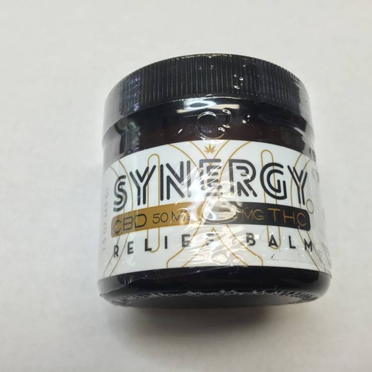 Synergy Relief Balm - 50mg CBD/ 50mg THC    1.5oz - Topicals