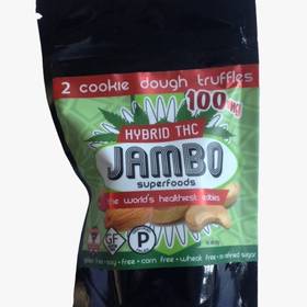 JAMBO THC Truffle 100mg - Organic, cookie dough  - Edible