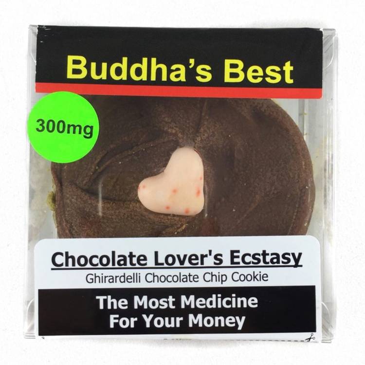 Buddha's Best - Lab tested at 300 MG of THC these six different options include: Oatmeal Raisin, chocolate lover's ecsta