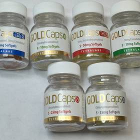 TetraLabs GOLD Caps 50 mg - Contains 50mg of highly purified natural THC. - Edible