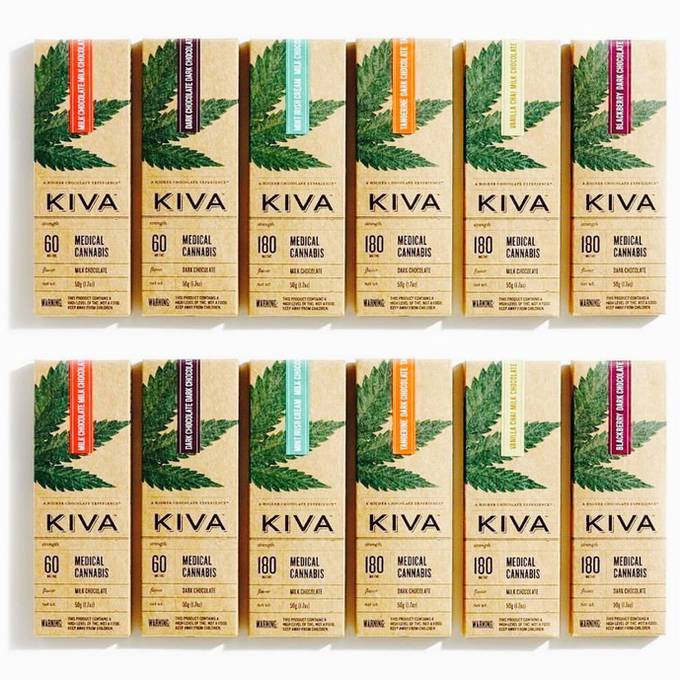 Kiva Chocolate Bar 180 mg