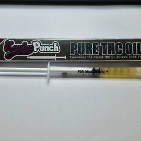 Kushy Punch Syringe - 1/2g that ranges from 80-90% of pure THC oil  - Concentrate