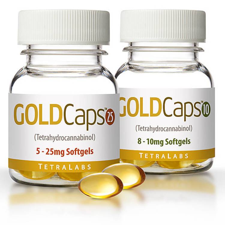 GoldCaps™ THC Oral Softgel Capsules