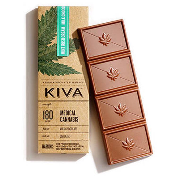 Kiva Chocolate Bar Irish Cream