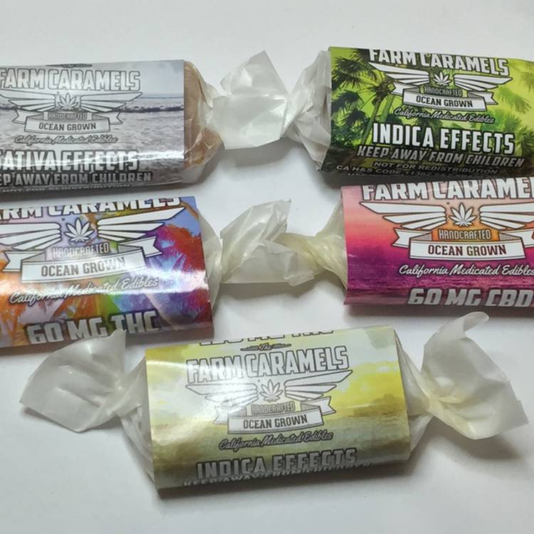 The Farm Caramel (120MG) - Shatter infused caramels in either Indica or Sativa. - Edible