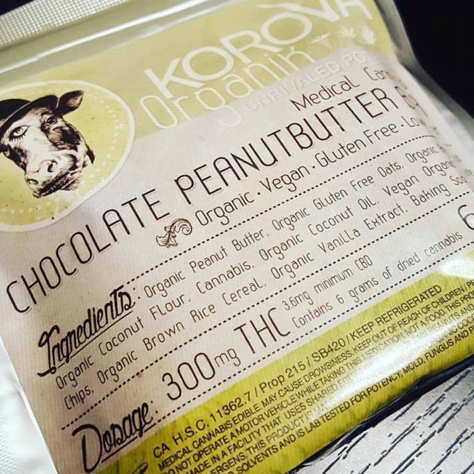 Korova Peanut Butter Bar