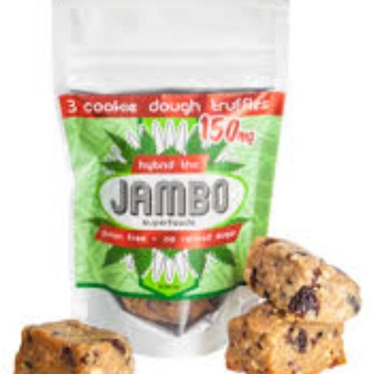 JAMBO THC Truffle 150mg - Organic, cookie dough flavor - Edible