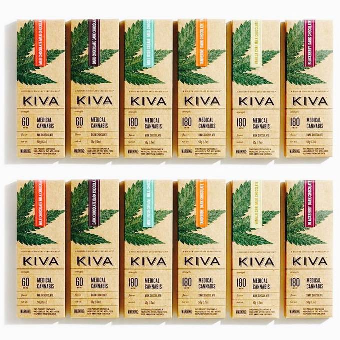 Kiva Chocolate Bar 60 mg