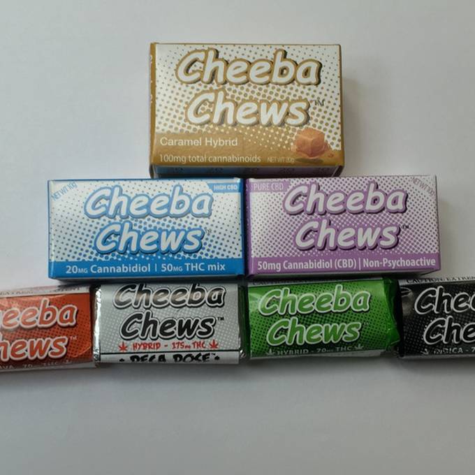 Cheeba Chew THC/CBD mix chocolate (4 doses)