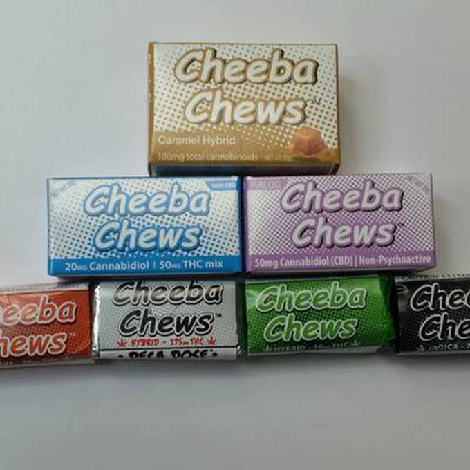Cheeba Chew 100mg THC caramel hybrid (4 doses)