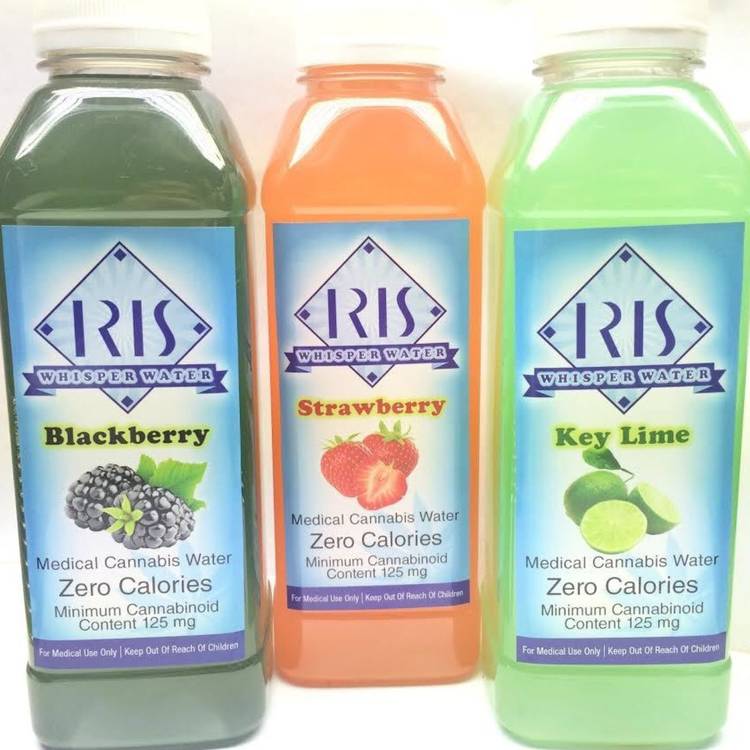 Iris THC Flavored water - Containing at least 125 mg of thc. With 3 different flavors including; Strawberry, key lime, a