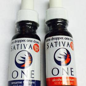 Sativa One Tincture - In either Alcohol of Sesame extraction. Containing 180MG THC.  - Tincture