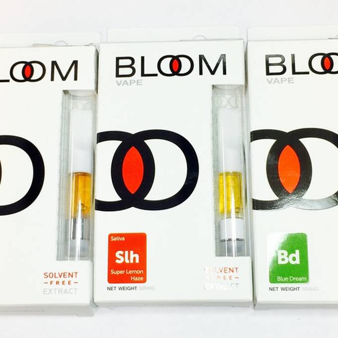 Bloom Vape Solventless Lab Tested 1g indica