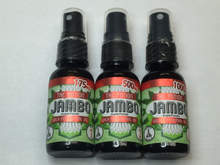 JAMBO THC Tincture 175mg - Peppermint flavor - Tincture
