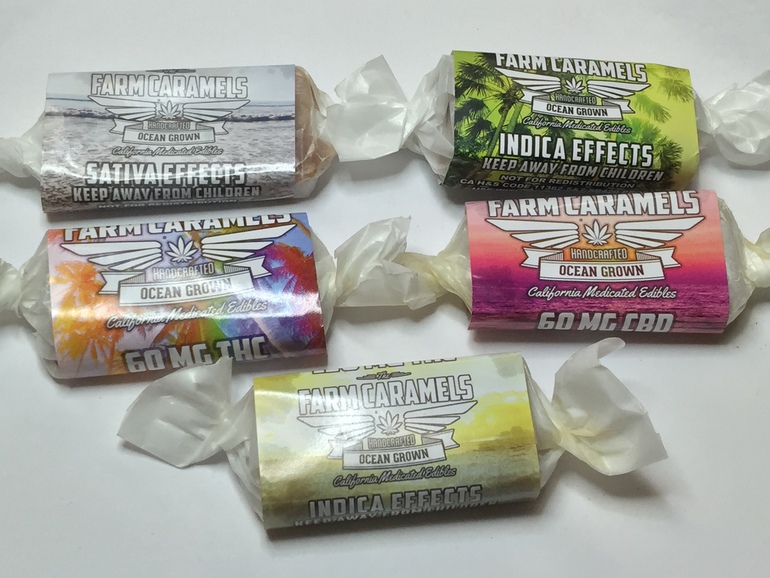 The Farm Caramel (240MG) - Shatter infused caramels with Indica effects. - Edible