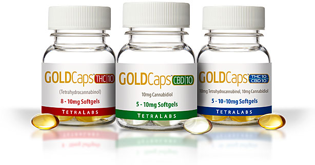 GoldCaps™ THC Oral Softgel Capsules
