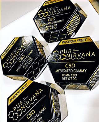 Pure Nirvana 80mg CBD Gummy