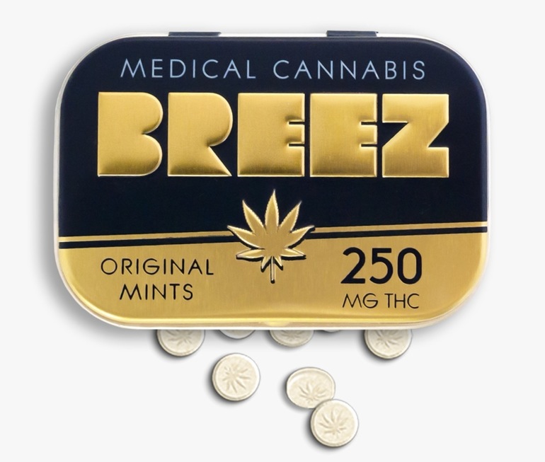 Breez Mints - 250mg Medicated Mints - Edible