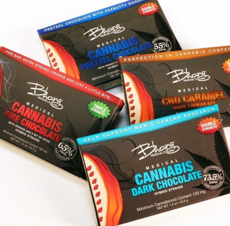 Bhang Medicinal Chocolate 180mg - Available in peppermint, cherries &amp; cream, cookies &amp; cream, and fire all made
